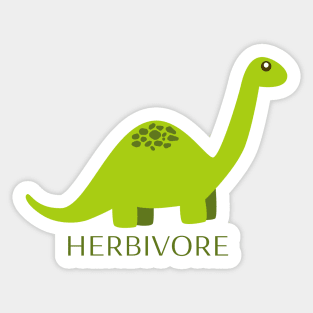 Herbivore Dinosaur Sticker